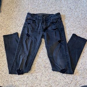 American Eagle black slim jeans
